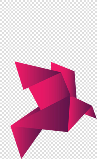  bird  origami  overlay  pink  paper  aesthetic  kpopedits   Origami  HD Png DownloadTransparent PNG