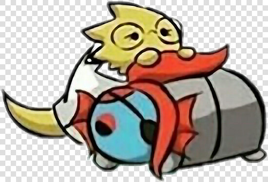  science  alphys  undyne  alphyne  sleep  zzz  overlay   Cartoon  HD Png DownloadTransparent PNG