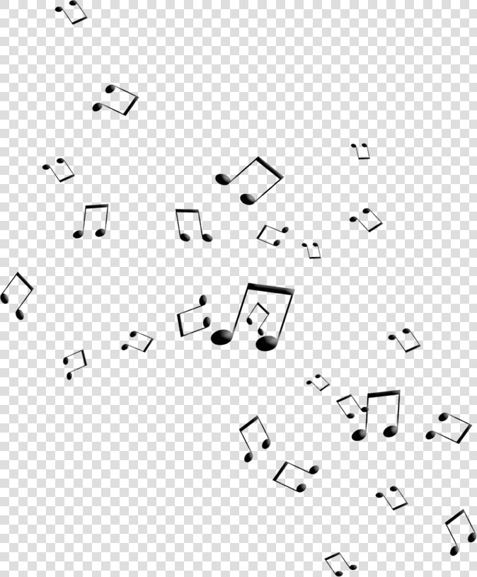 Notas Musicales Negras Qofc   Musical For Picsart Png  Transparent PngTransparent PNG