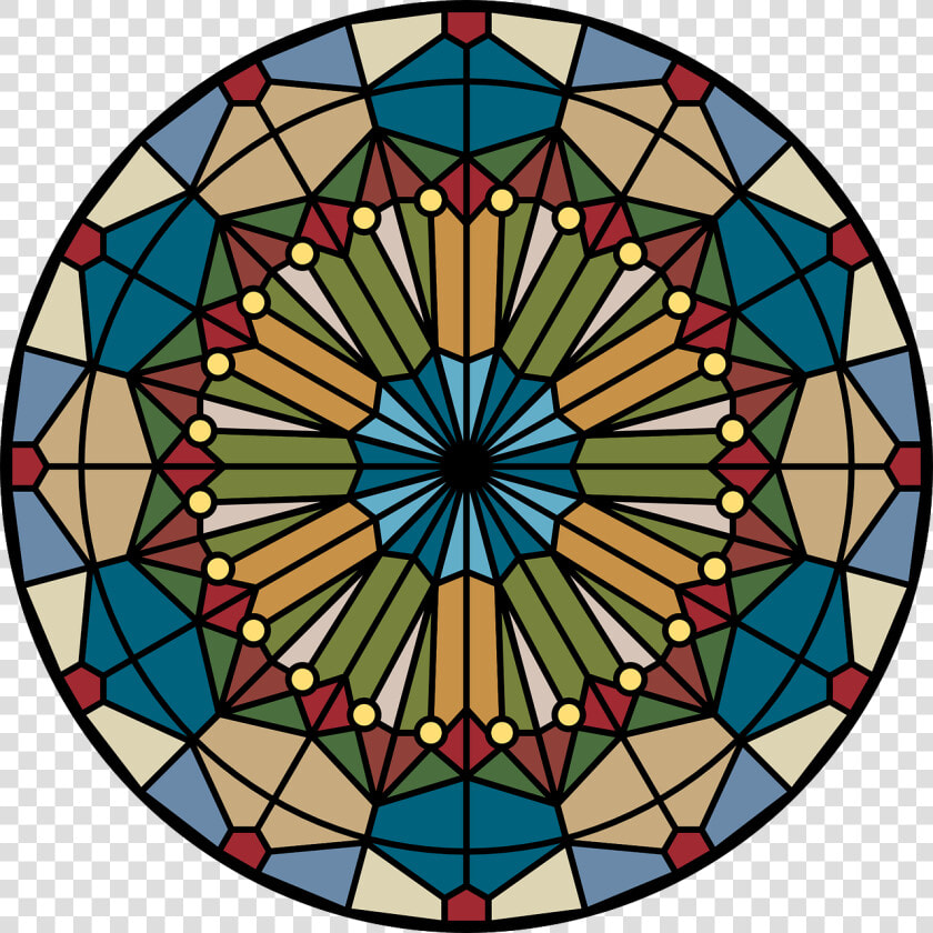 Transparent Stained Glass Window Png   Round Church Stained Galss  Png DownloadTransparent PNG