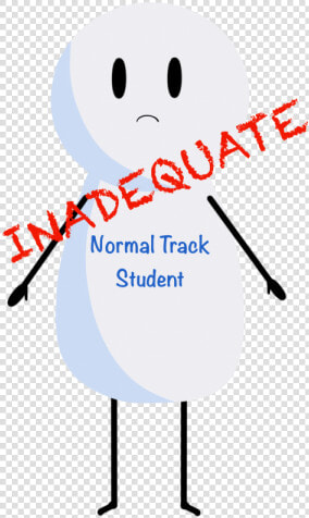 Students That Take Lower Level Classes Are Labeled   Cartoon  HD Png DownloadTransparent PNG