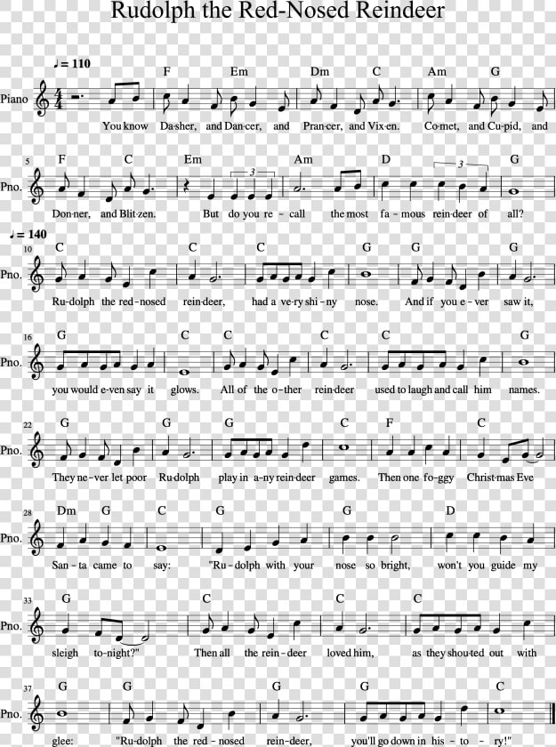 Think Of Me Sheet Music Pdf  HD Png DownloadTransparent PNG