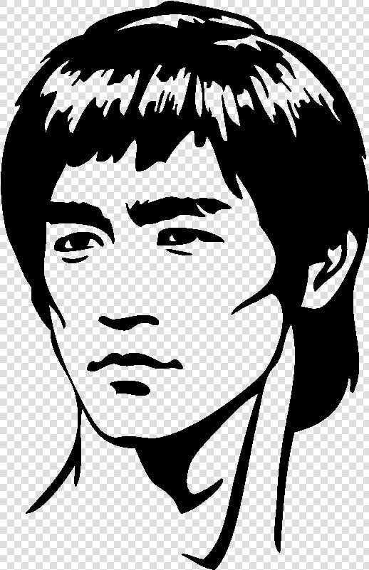 Bruce Lee Cartoon Drawing  HD Png DownloadTransparent PNG