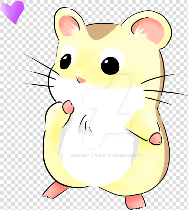 Cute Hamster Drawing Art   Cute Hamster Clipart  HD Png DownloadTransparent PNG