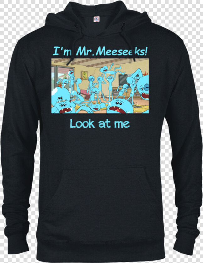 Mr Meeseeks Hoodie   Hoodie  HD Png DownloadTransparent PNG