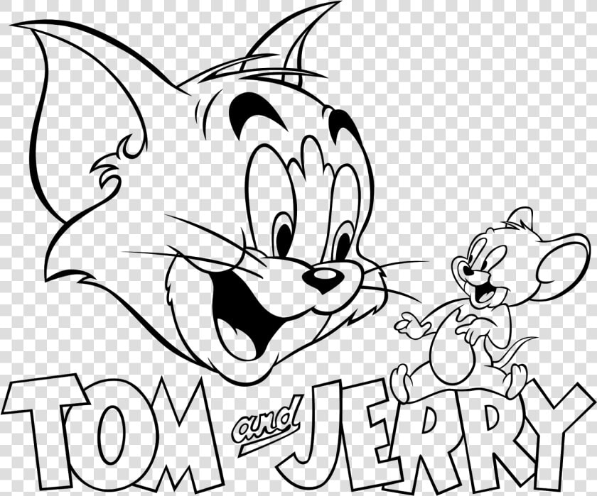 Dibujos Para Imprimir Tom   Tom And Jerry Clipart Black And White  HD Png DownloadTransparent PNG