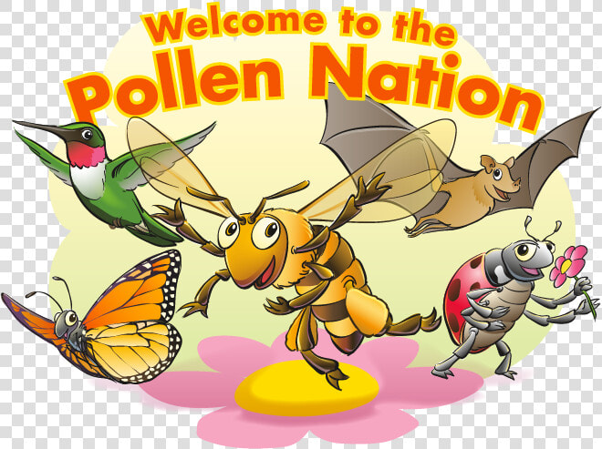 Pollennationcrew Welcome 700px   Cartoon  HD Png DownloadTransparent PNG