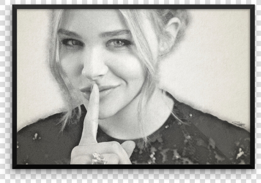 Chloemoretz Mockup Wall Horizontal Original   Chloë Grace Moretz  HD Png DownloadTransparent PNG