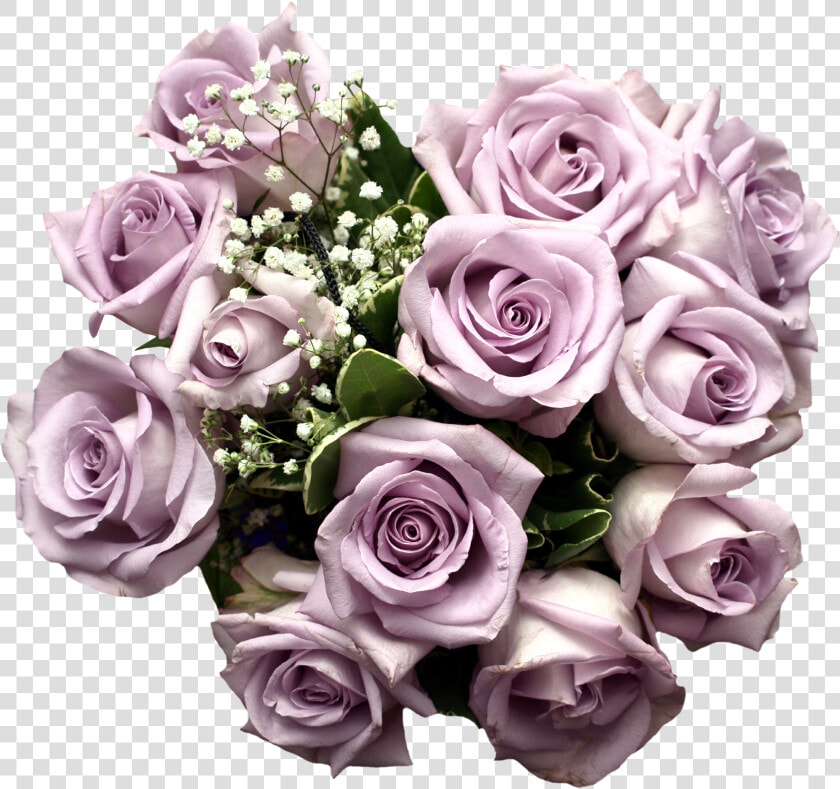 Purple Rose Flower Bouquet Light Download Hq Png Clipart   Light Purple Cut Flower  Transparent PngTransparent PNG