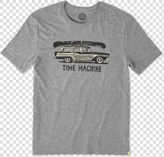 Men S Time Machine Wagon Smooth Tee   Bears Beets Battlestar Galactica Shirt  HD Png DownloadTransparent PNG