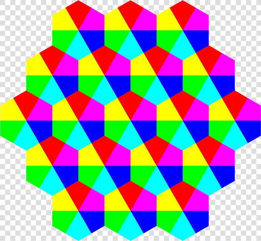 Kite Hexagons 6 Color Clip Arts   Hexagon Art Color  HD Png DownloadTransparent PNG