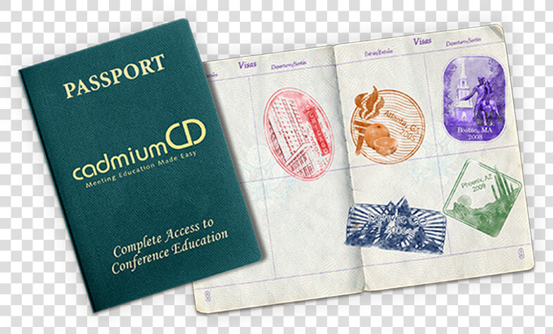 Cadmiumcd S Conference Passport Continuing Education   Us Passport  HD Png DownloadTransparent PNG