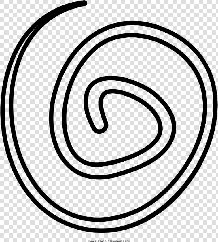 Spiral Coloring Page   Dibujos Para Colorear Espiral  HD Png DownloadTransparent PNG