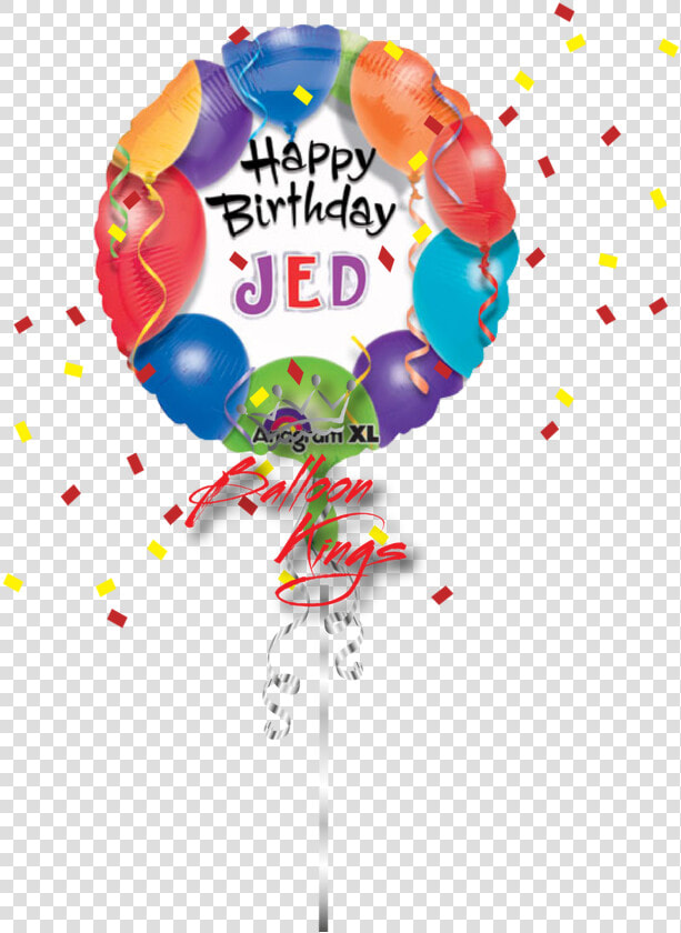 Happy Birthday Personalized Celebrate   Happy Birthday Balloons  HD Png DownloadTransparent PNG