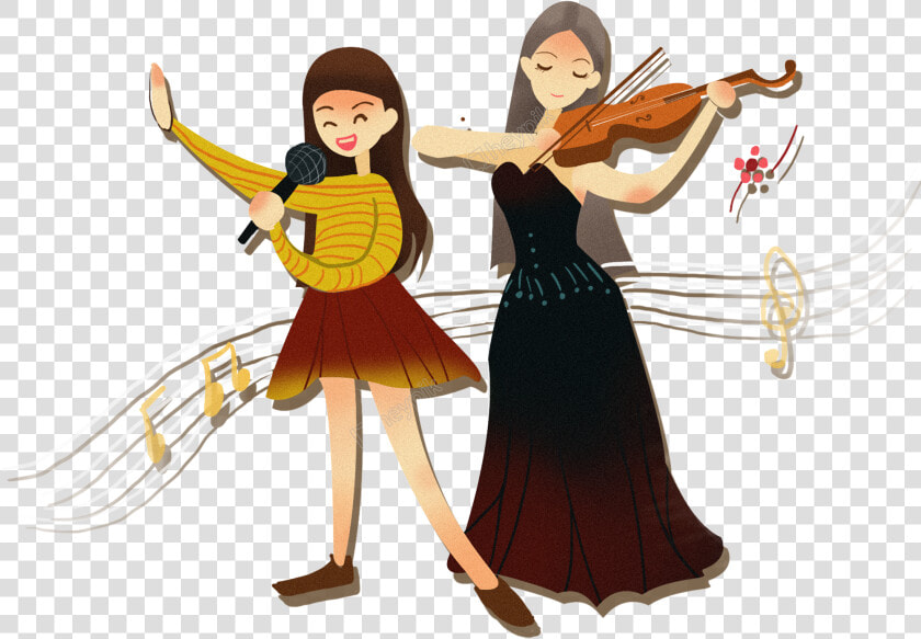 Cool Girl Violin Png   Violin  Transparent PngTransparent PNG