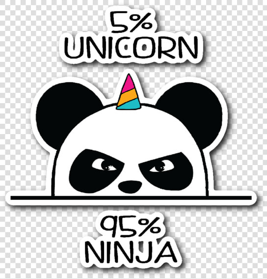 Transparent Panda Png Tumblr   Panda Ninja Unicorn  Png DownloadTransparent PNG