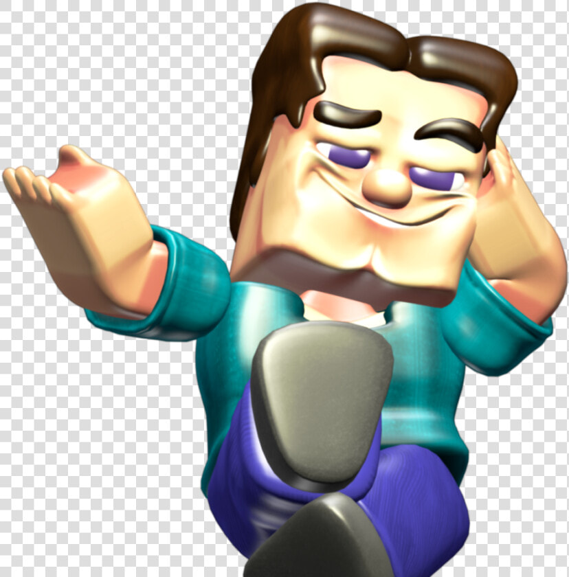 Grotesque Steve   Steveposting   Minecraft Steve Vs Banjo  HD Png DownloadTransparent PNG