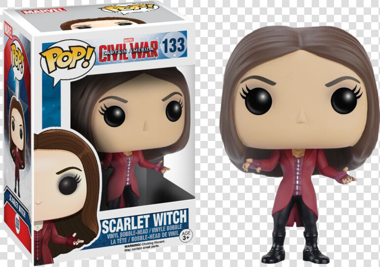 Funko Pop Scarlet Witch Civil War  HD Png DownloadTransparent PNG