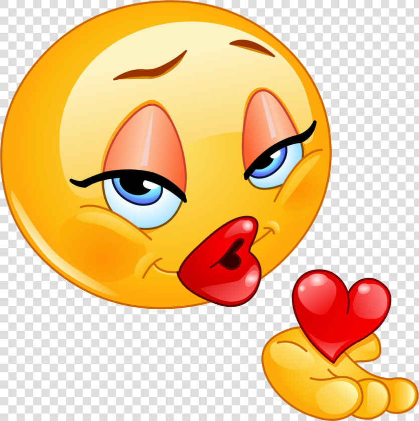 Heart In Hand Emoji 60 Decal   Kiss Emoji  HD Png DownloadTransparent PNG