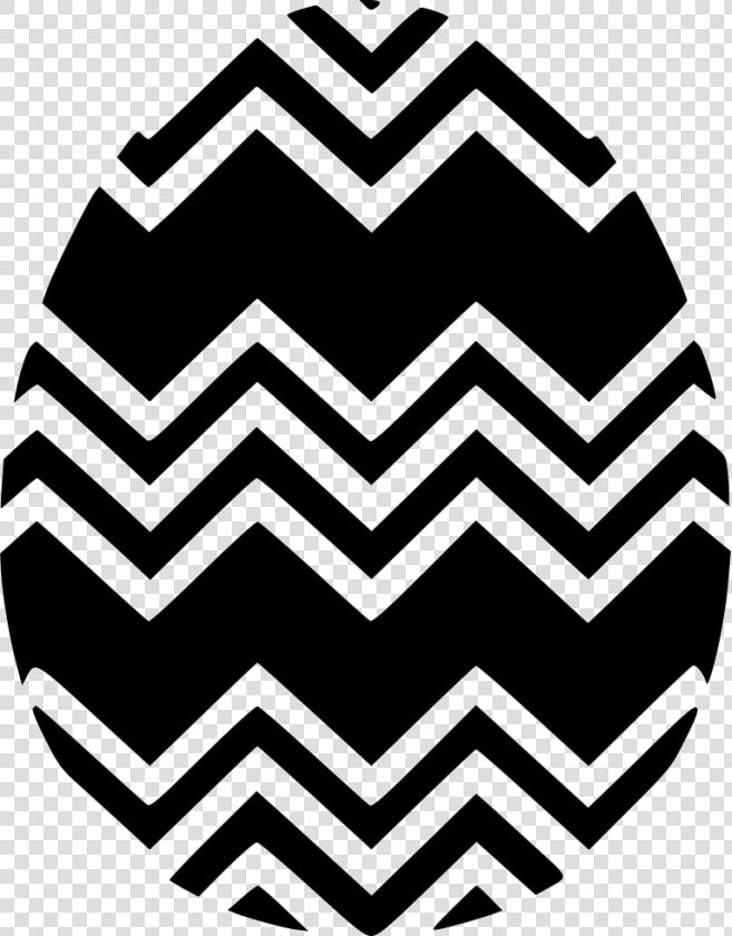 Egg Zigzag   Black And White Stripe Art  HD Png DownloadTransparent PNG