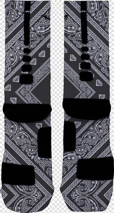 Black Bandana Custom Nike Elites  HD Png DownloadTransparent PNG