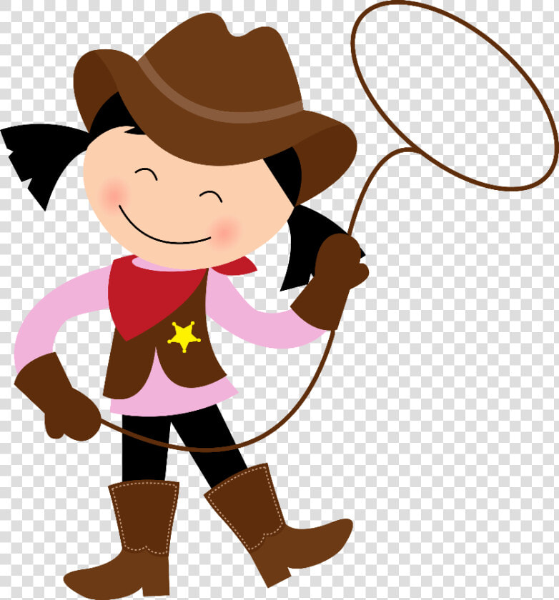 Cowboy Cowgirl Cartoon Clip Art   Cowboy Cowgirl Lasso Clipart  HD Png DownloadTransparent PNG