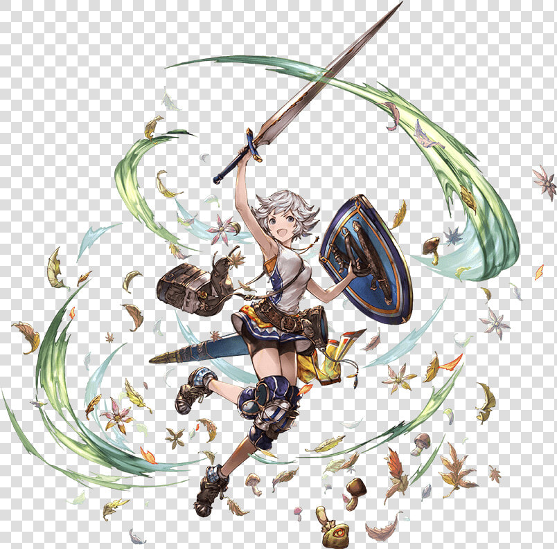 Belt Dress Farrah Full Body Granblue Fantasy Grey Eyes   Gbf Farrah  HD Png DownloadTransparent PNG