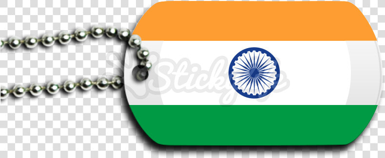 India Dog Tag   Flag Of India  HD Png DownloadTransparent PNG