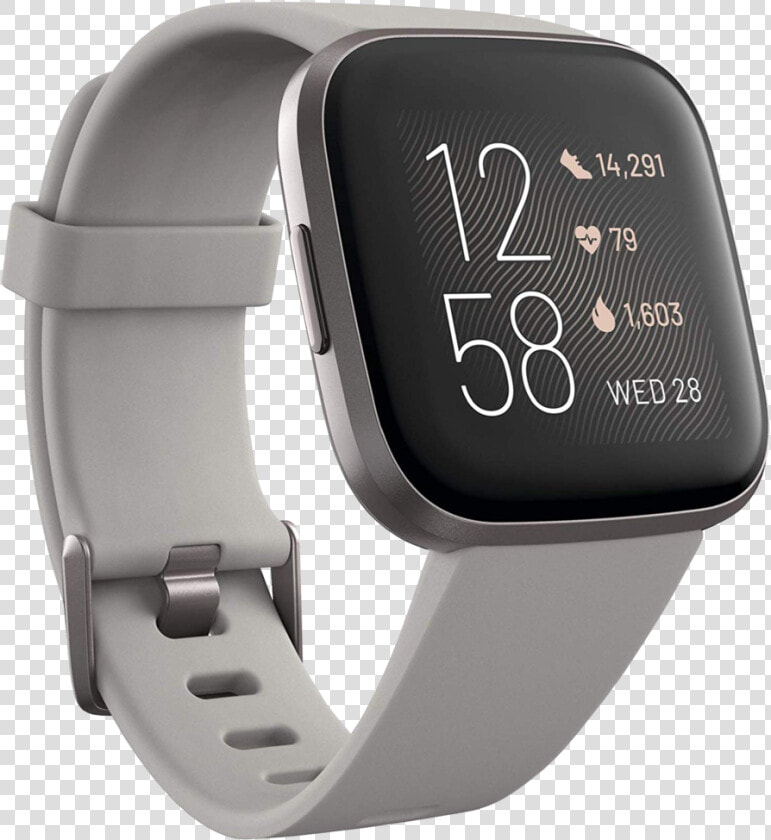 Fitbit Versa 2 Gray  HD Png DownloadTransparent PNG