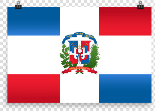 Dominican Republic Flag Wall Art  HD Png DownloadTransparent PNG