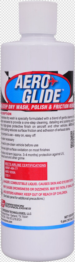 Aero glide™ Cleaner Polish   Bottle  HD Png DownloadTransparent PNG