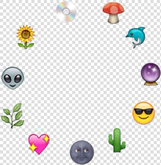  circle  emojis  aesthetic  transparent  png  border   Emoji Aesthetic Tumblr Png  Png DownloadTransparent PNG