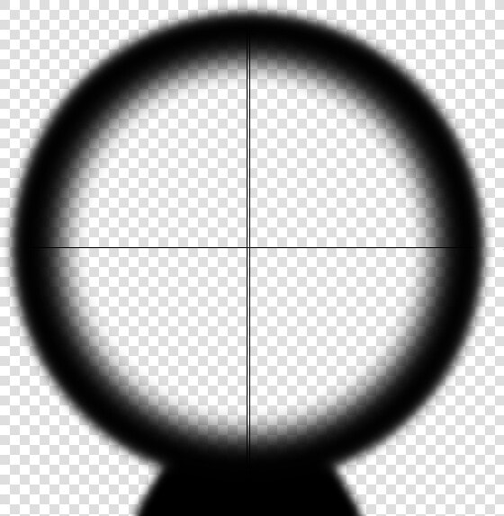 Transparent Crosshair Real Sniper   Circle  HD Png DownloadTransparent PNG