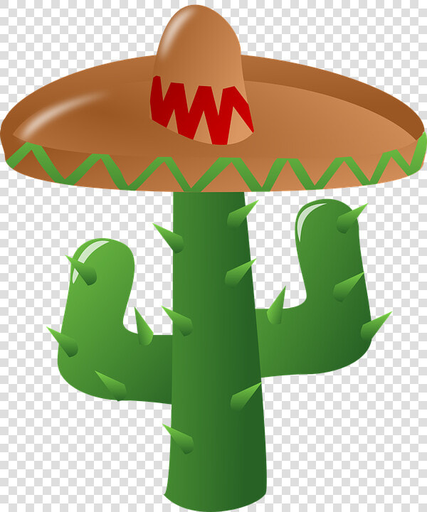 Cactus  Sombrero  Mexican  Green  Hat  Spiny  Mexico   Cinco De Mayo Clip Art  HD Png DownloadTransparent PNG