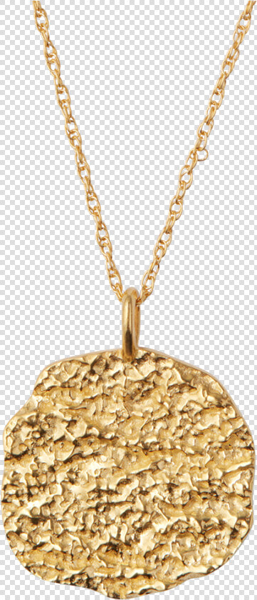 Gold Necklace Round Pendant   Png Download   Maanesten Smykker  Transparent PngTransparent PNG