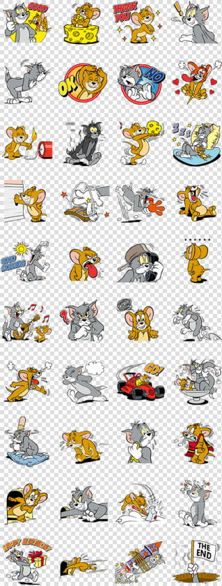 Tom And Jerry   Tom And Jerry Sticker  HD Png DownloadTransparent PNG