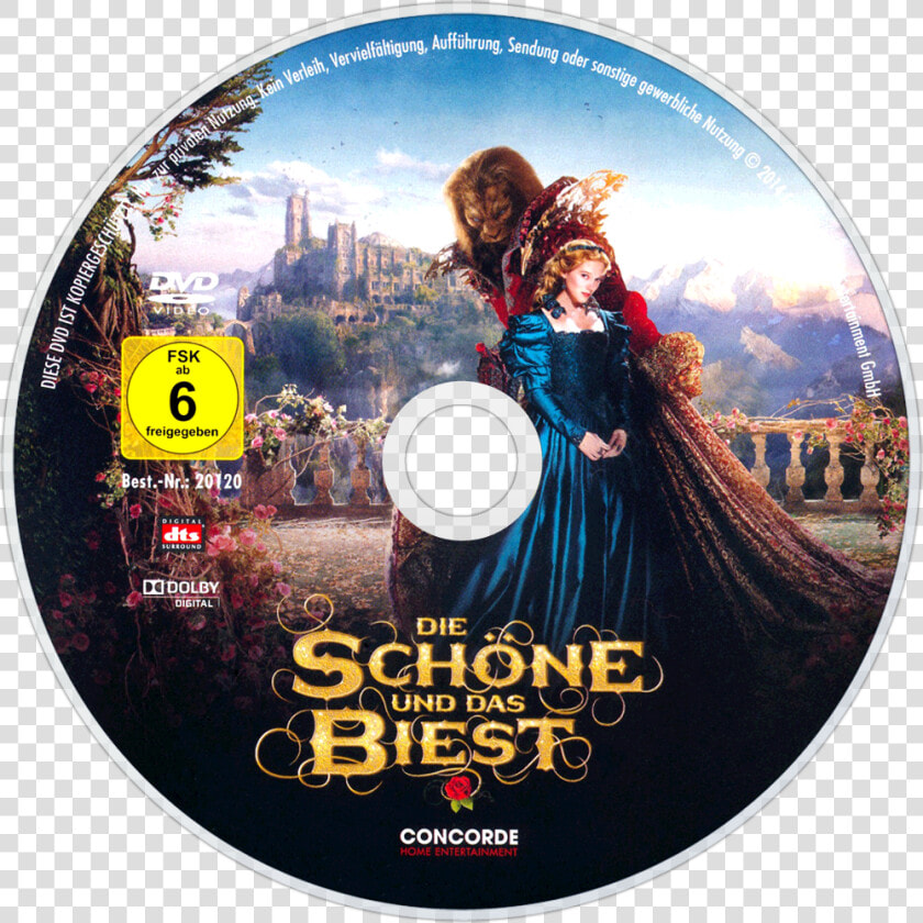 Beauty And The Beast Dvd Disc Image   Beauty And The Beast 2017 Disc  HD Png DownloadTransparent PNG