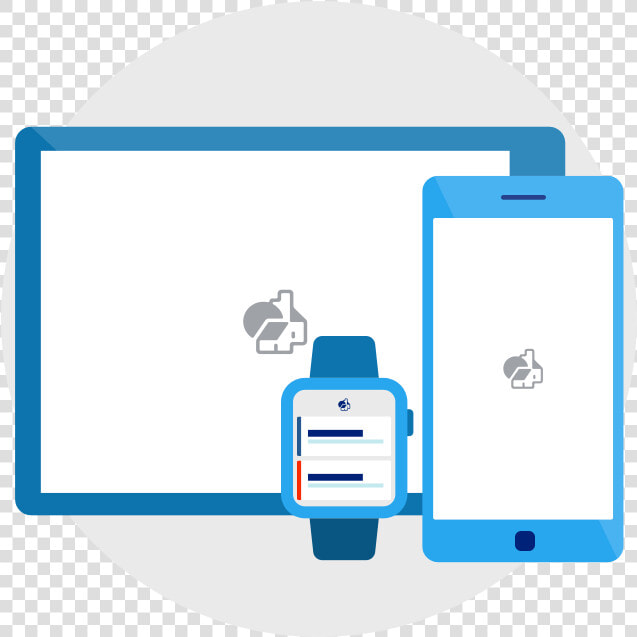 Image Of A Tablet  Watch And Phone   Nationwide Building Society Icons  HD Png DownloadTransparent PNG