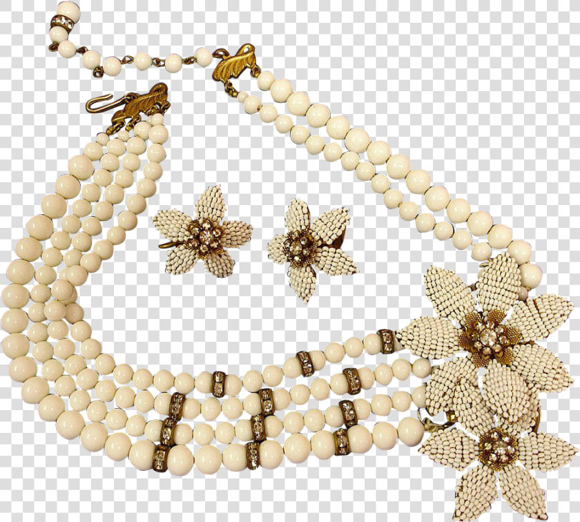 Pearl Earring Necklace Bracelet Body Jewellery   Necklace  HD Png DownloadTransparent PNG