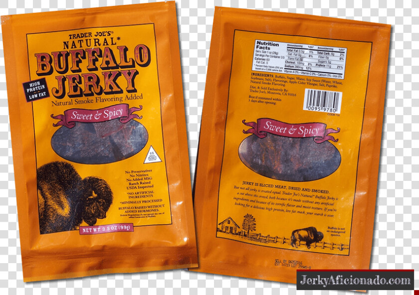 Trader Joe S Buffalo Jerky Sweet  amp  Spicy   Trader Joe  39 s Buffalo Jerky  HD Png DownloadTransparent PNG