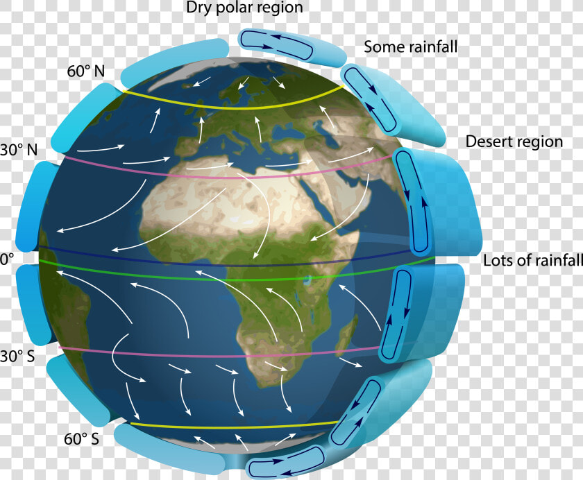 Globe   Prevailing Winds  HD Png DownloadTransparent PNG