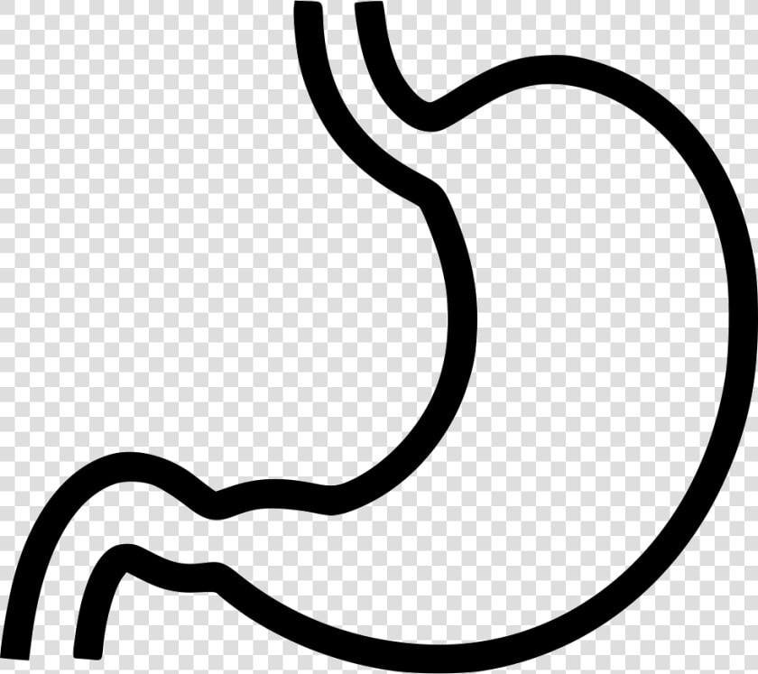 Svg Png Icon Free   Stomach Black And White Clipart  Transparent PngTransparent PNG