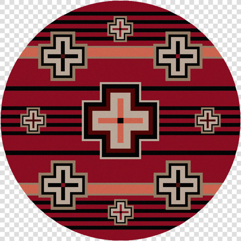 Bounty red Round Rug By American Dakota   Circle  HD Png DownloadTransparent PNG