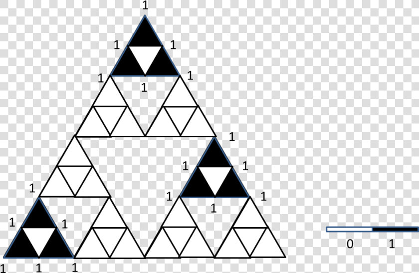 A   Sierpinski Triangle Level 3  HD Png DownloadTransparent PNG