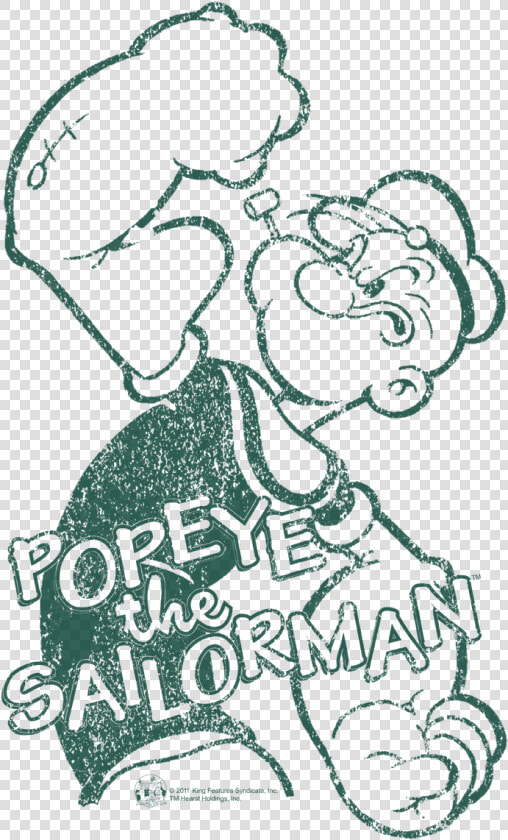 Popeye Spinach Strong Women S T shirt   Doodle  HD Png DownloadTransparent PNG