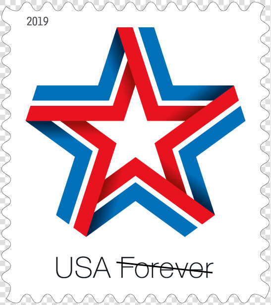 New Patriotic Stamp   Star Ribbon Stamp  HD Png DownloadTransparent PNG