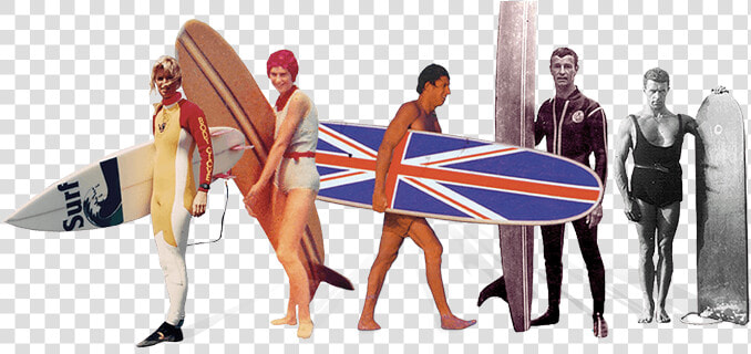 Retro Surf Peaple   Surfing History  HD Png DownloadTransparent PNG