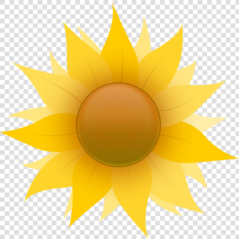 Sunflower Svg Clip Arts   Sunflower Clip Art  HD Png DownloadTransparent PNG