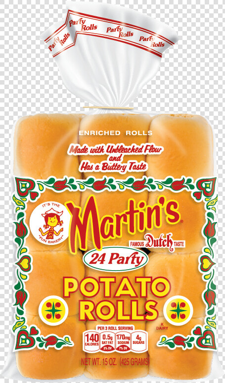 Martin S® Party Potato Rolls   Bread  HD Png DownloadTransparent PNG