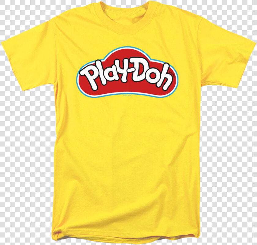 T Shirt Yellow With Logo   Play Doh  HD Png DownloadTransparent PNG